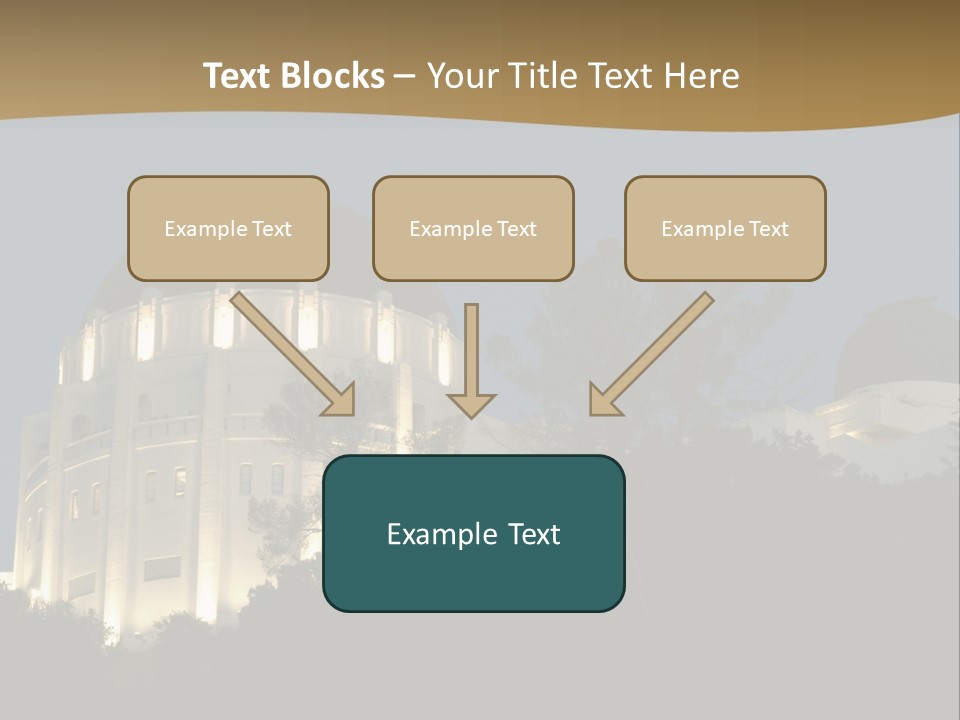 Astronomy Building Observatory PowerPoint Template
