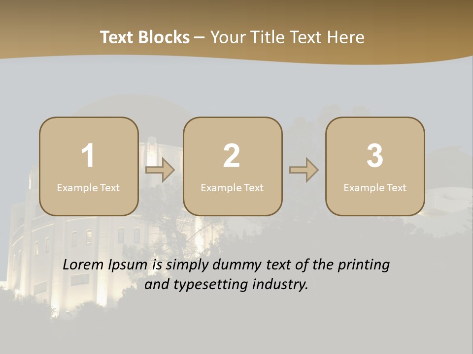 Astronomy Building Observatory PowerPoint Template