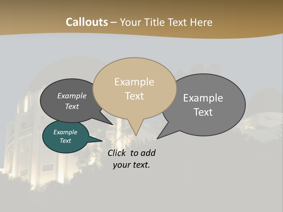 Astronomy Building Observatory PowerPoint Template