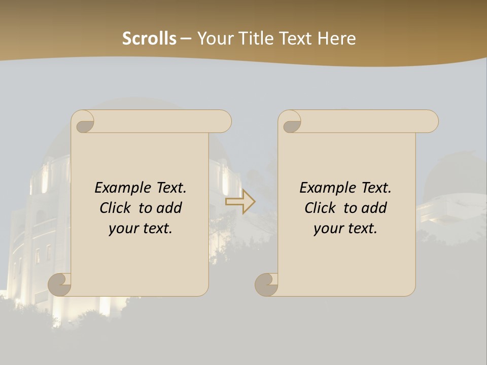 Astronomy Building Observatory PowerPoint Template