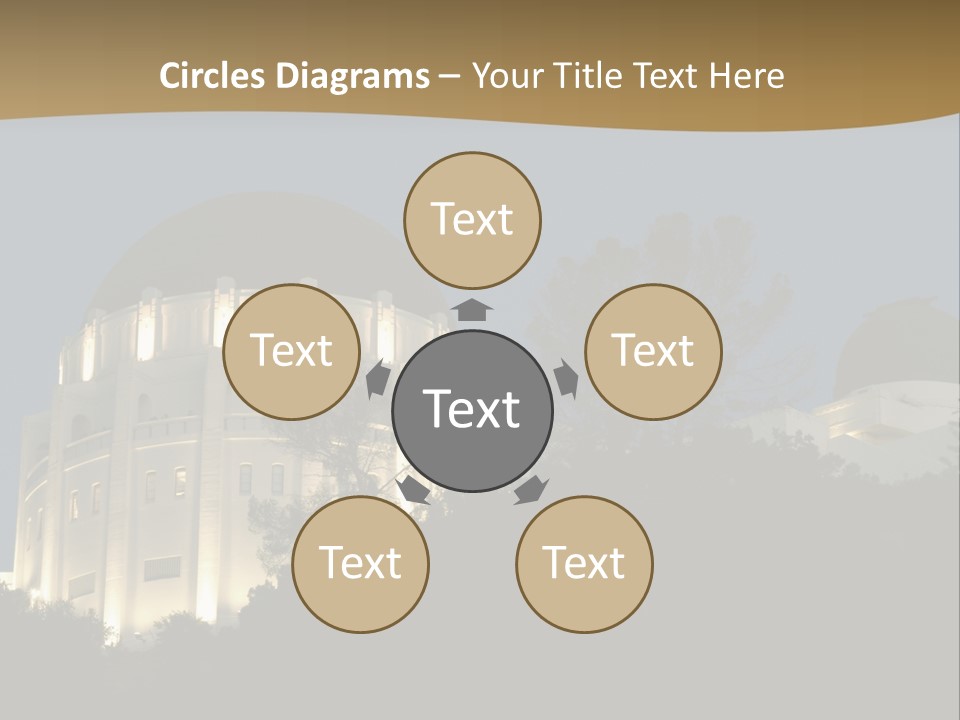 Astronomy Building Observatory PowerPoint Template