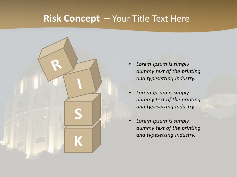 Astronomy Building Observatory PowerPoint Template