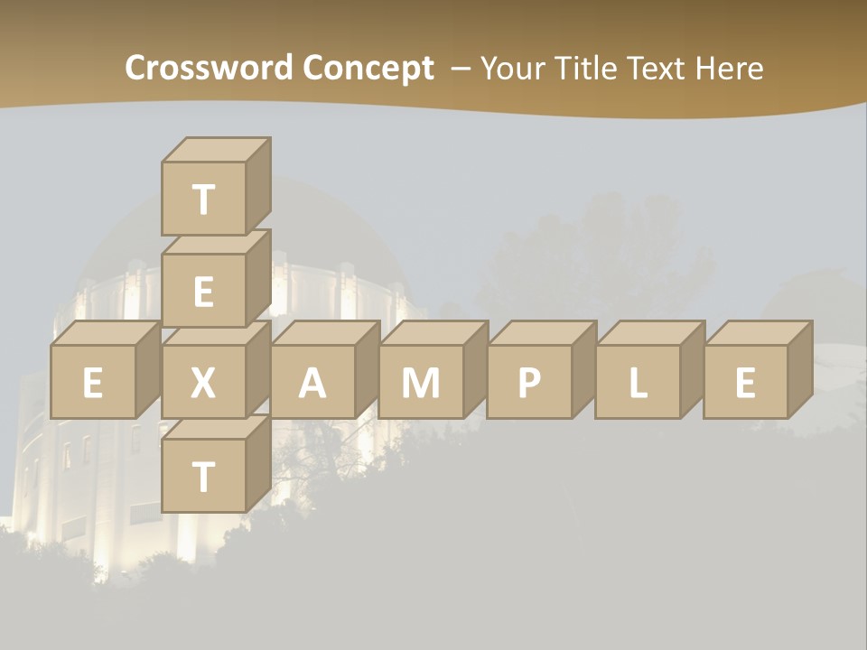 Astronomy Building Observatory PowerPoint Template