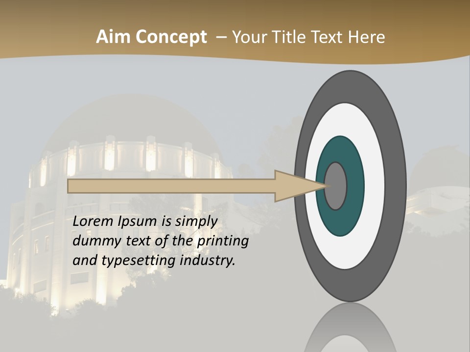 Astronomy Building Observatory PowerPoint Template
