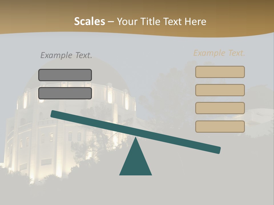 Astronomy Building Observatory PowerPoint Template