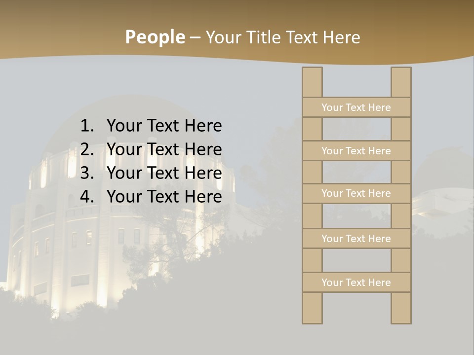 Astronomy Building Observatory PowerPoint Template