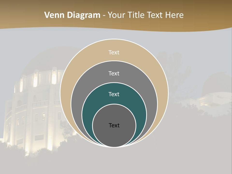 Astronomy Building Observatory PowerPoint Template