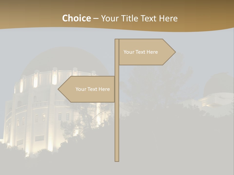 Astronomy Building Observatory PowerPoint Template