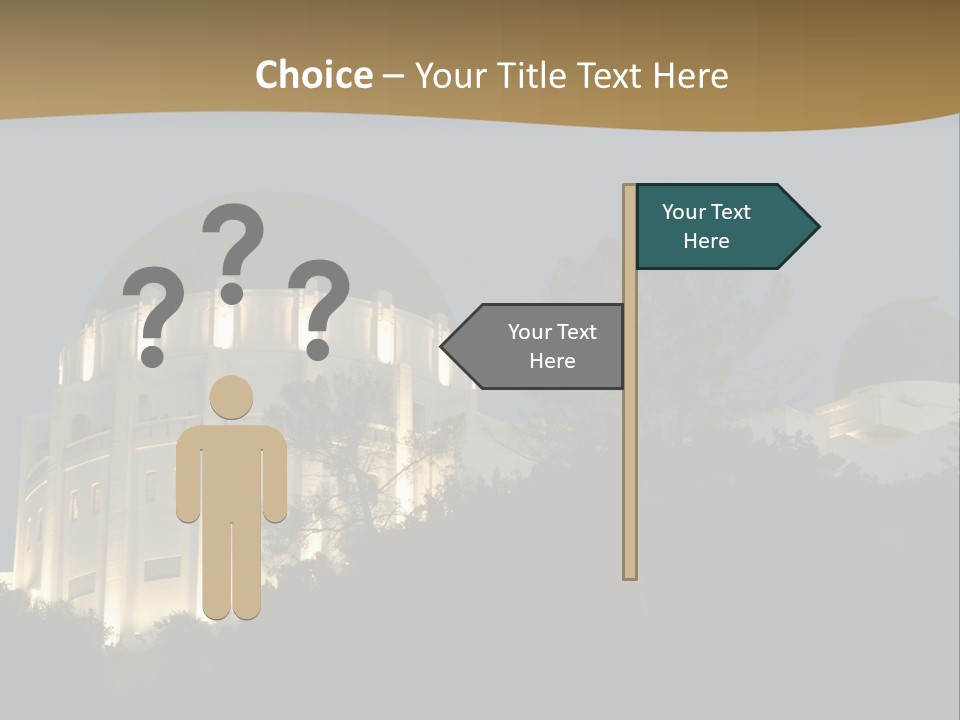 Astronomy Building Observatory PowerPoint Template