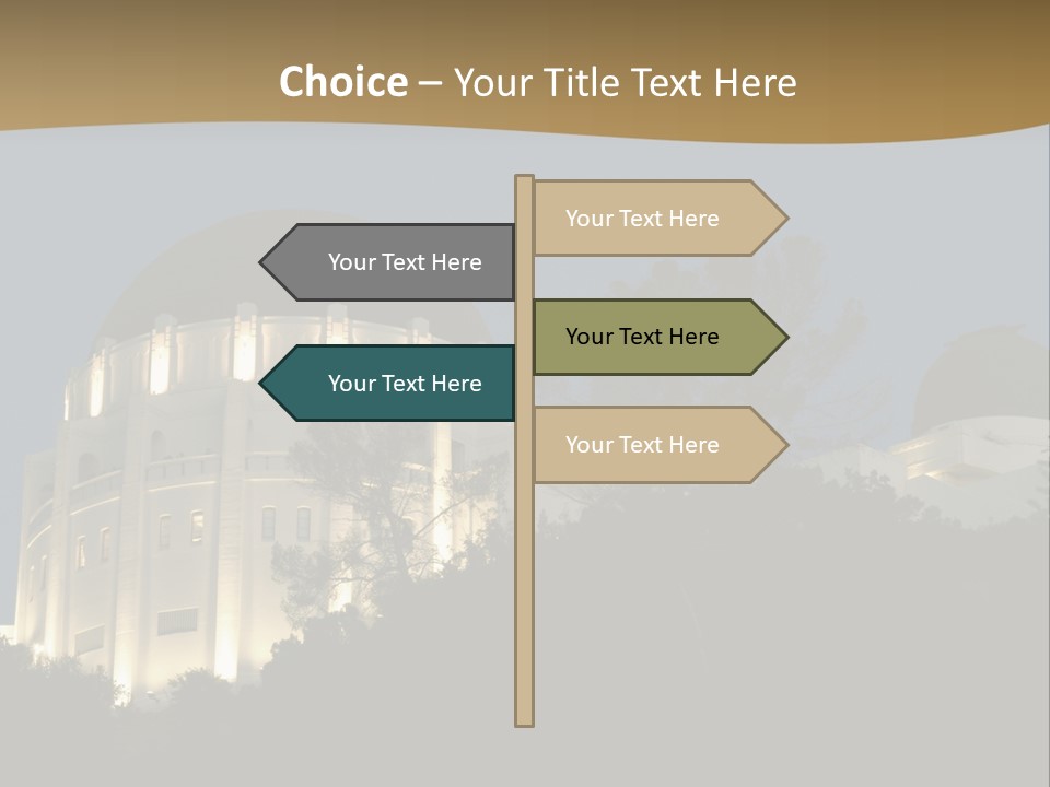Astronomy Building Observatory PowerPoint Template