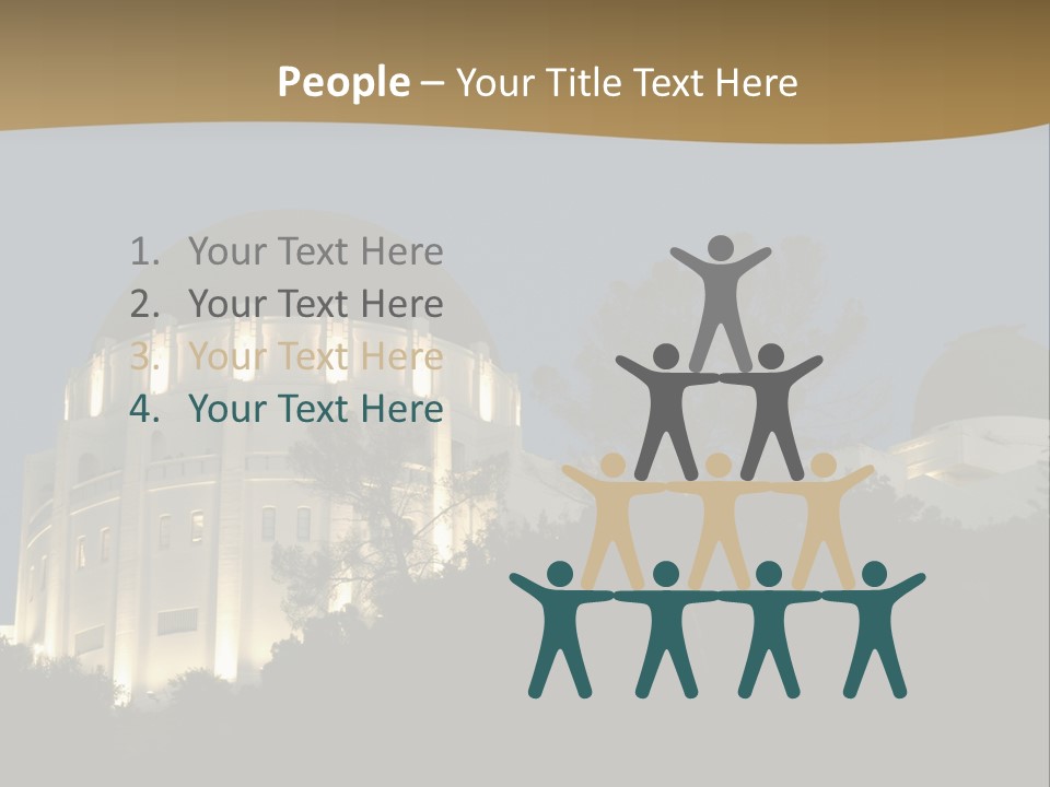 Astronomy Building Observatory PowerPoint Template