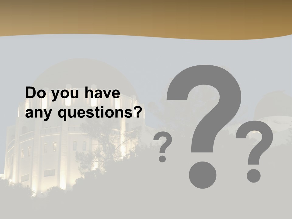 Astronomy Building Observatory PowerPoint Template