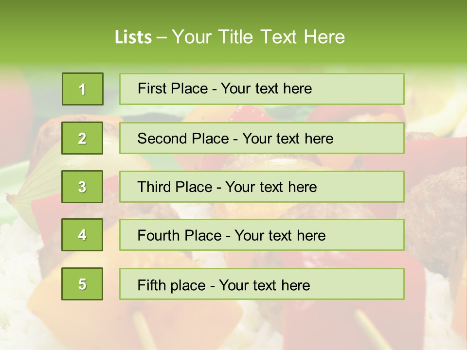 Cook Broiled Barbecue PowerPoint Template