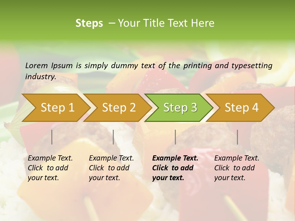 Cook Broiled Barbecue PowerPoint Template