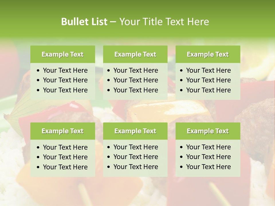 Cook Broiled Barbecue PowerPoint Template