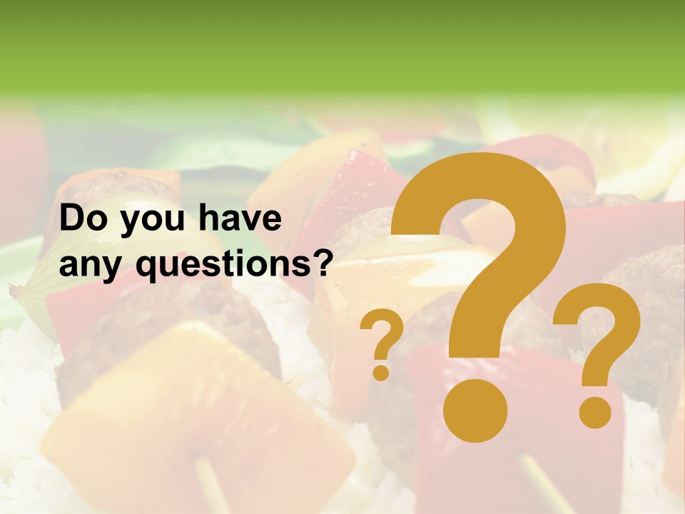 Cook Broiled Barbecue PowerPoint Template