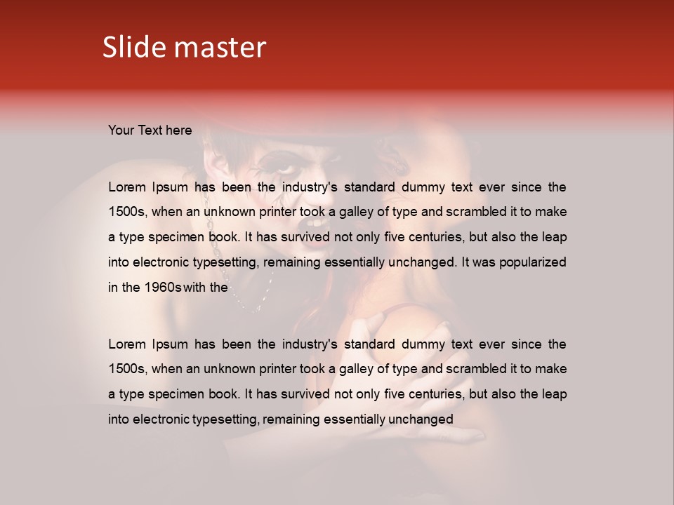 Sacrifice Beast Horn PowerPoint Template