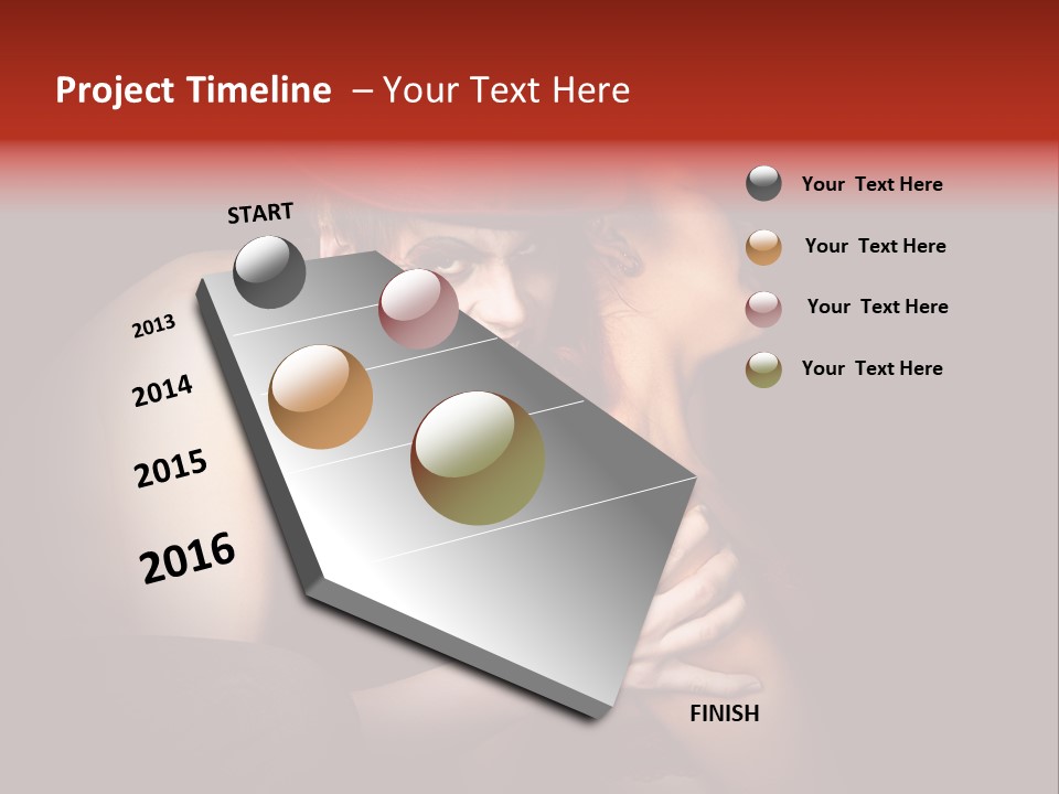 Sacrifice Beast Horn PowerPoint Template