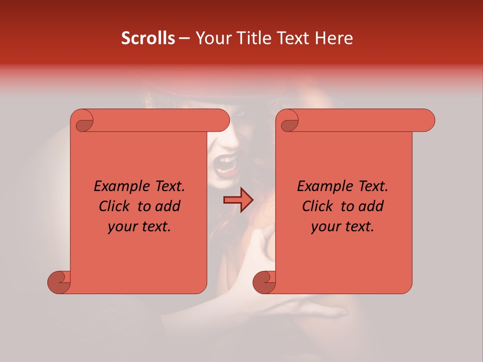 Sacrifice Beast Horn PowerPoint Template