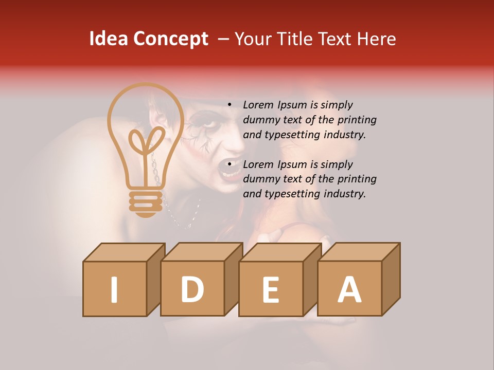 Sacrifice Beast Horn PowerPoint Template