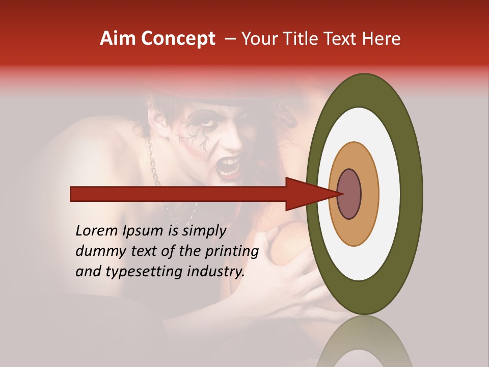 Sacrifice Beast Horn PowerPoint Template