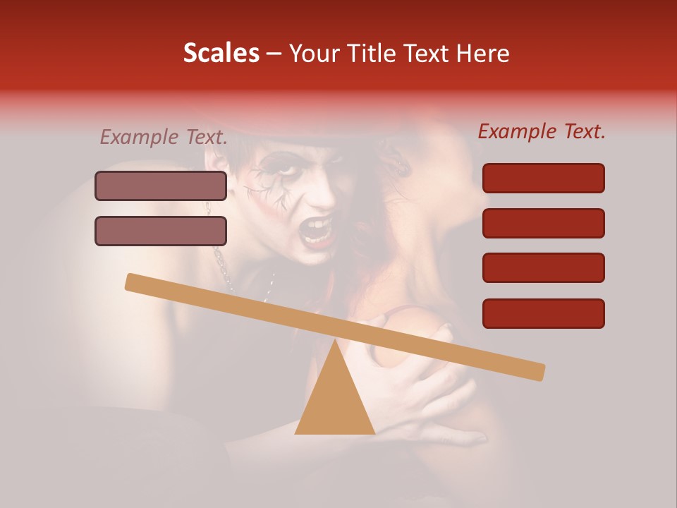 Sacrifice Beast Horn PowerPoint Template