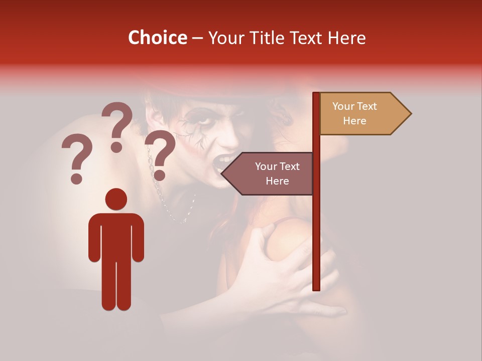 Sacrifice Beast Horn PowerPoint Template