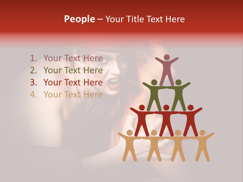 Sacrifice Beast Horn PowerPoint Template