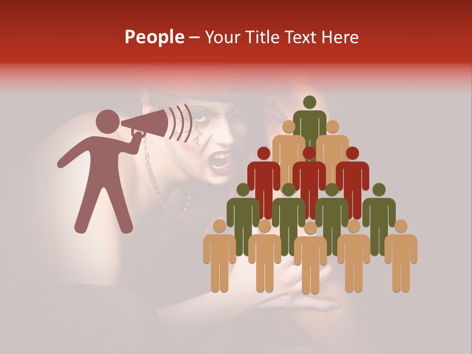 Sacrifice Beast Horn PowerPoint Template