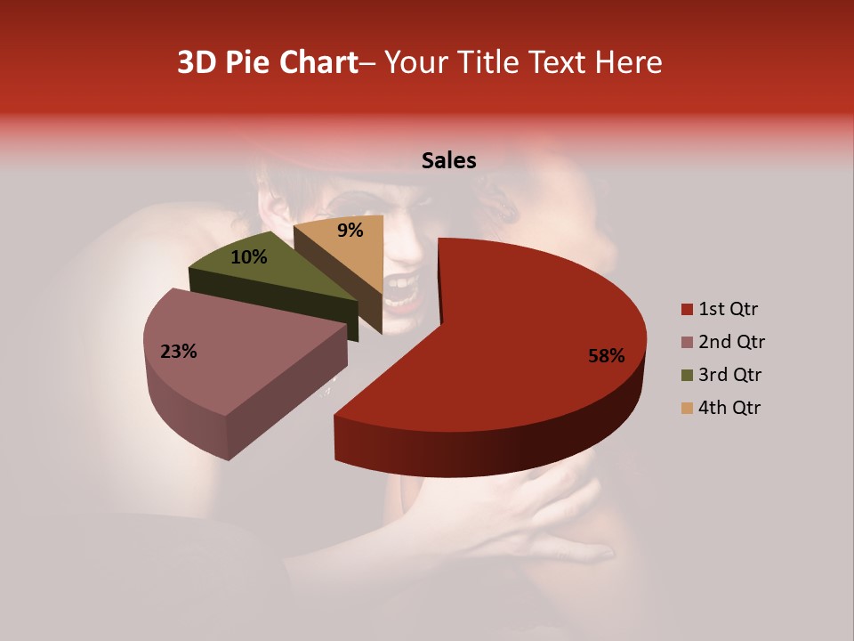 Sacrifice Beast Horn PowerPoint Template