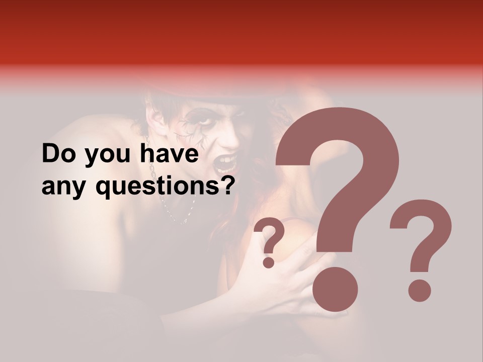 Sacrifice Beast Horn PowerPoint Template