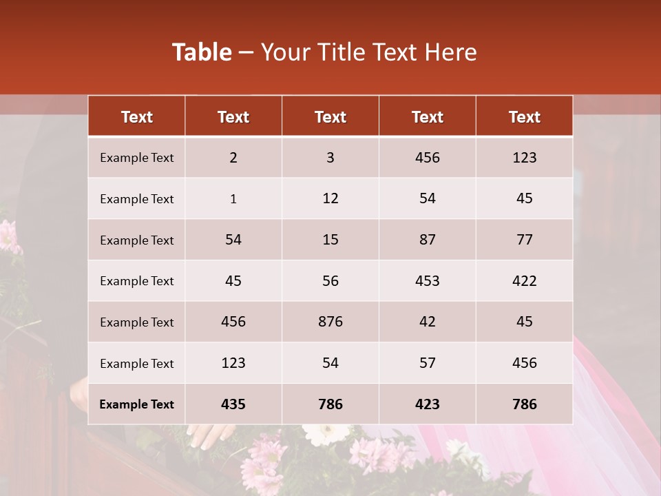 Pair Attractive Miss PowerPoint Template