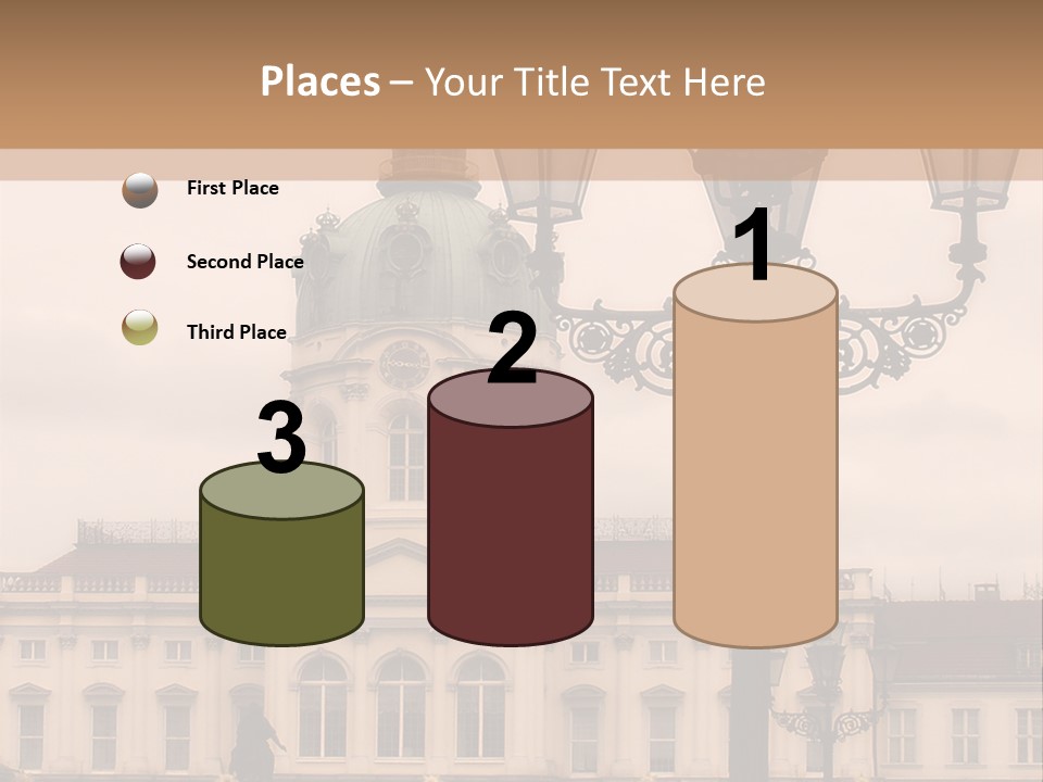 Baroque Tourist Attraction Berlin PowerPoint Template