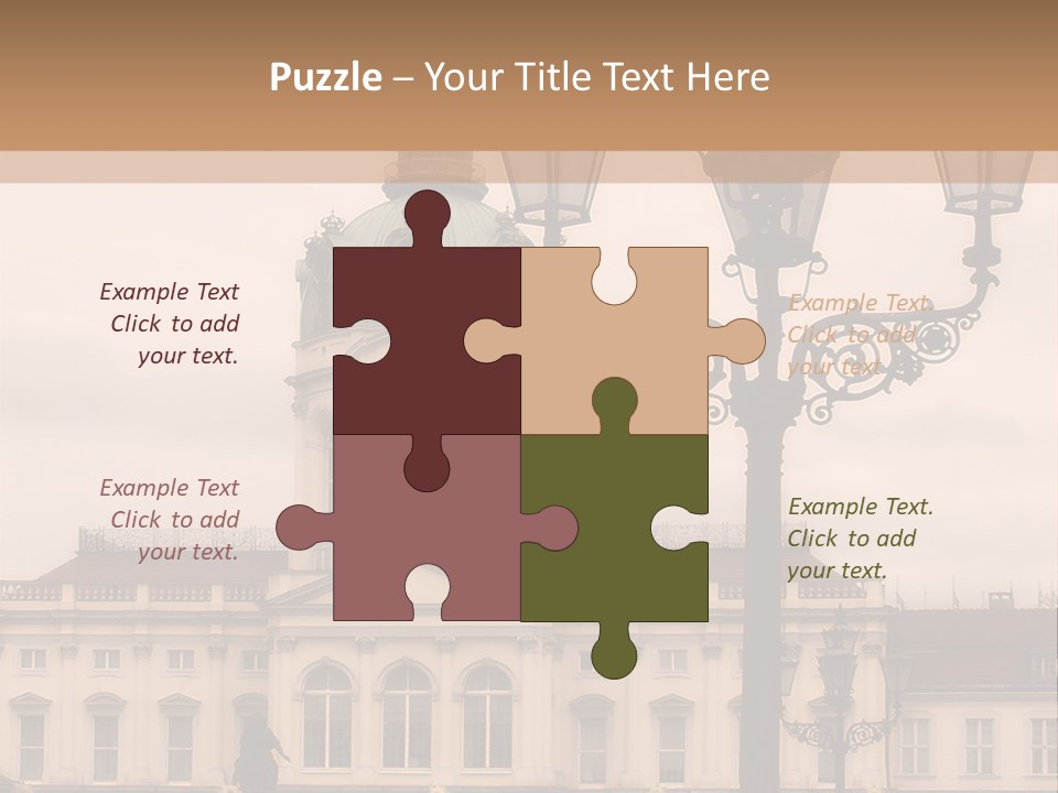 Baroque Tourist Attraction Berlin PowerPoint Template