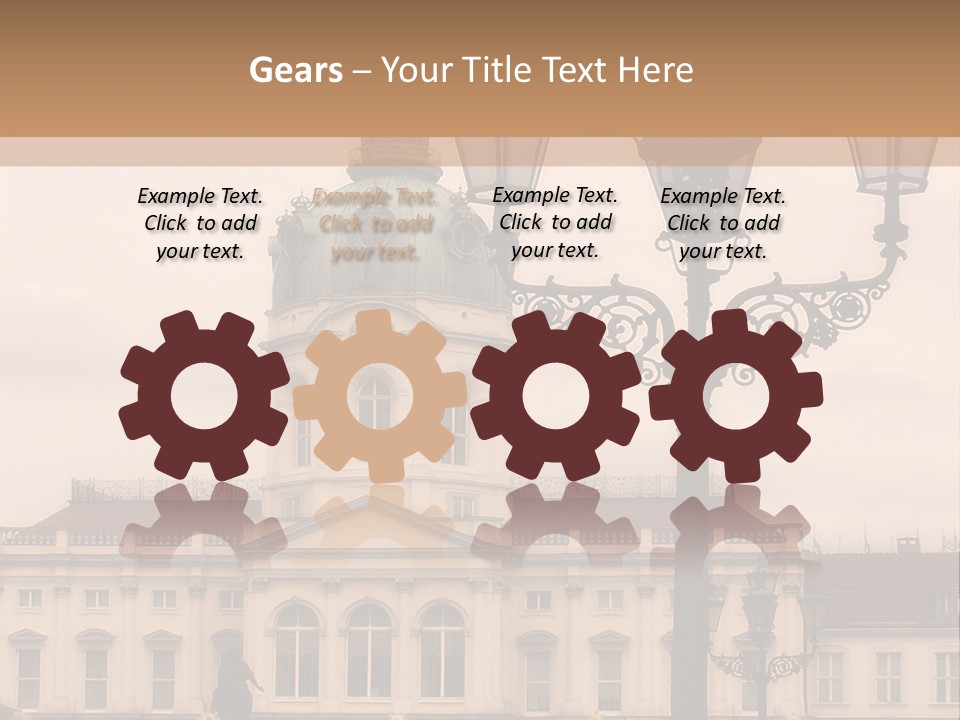 Baroque Tourist Attraction Berlin PowerPoint Template