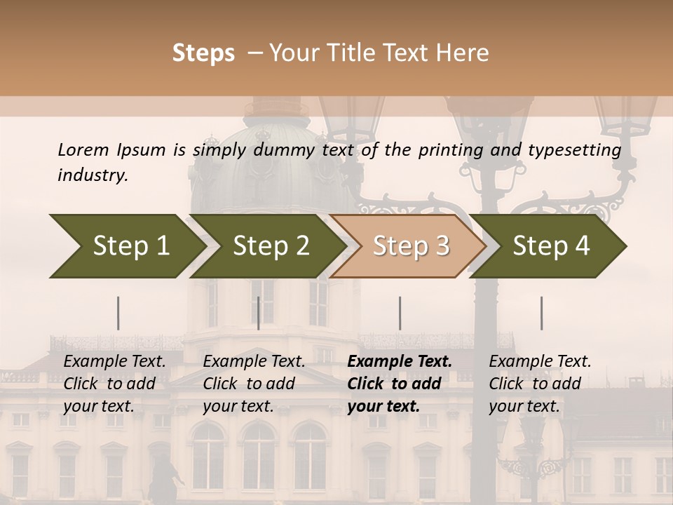 Baroque Tourist Attraction Berlin PowerPoint Template