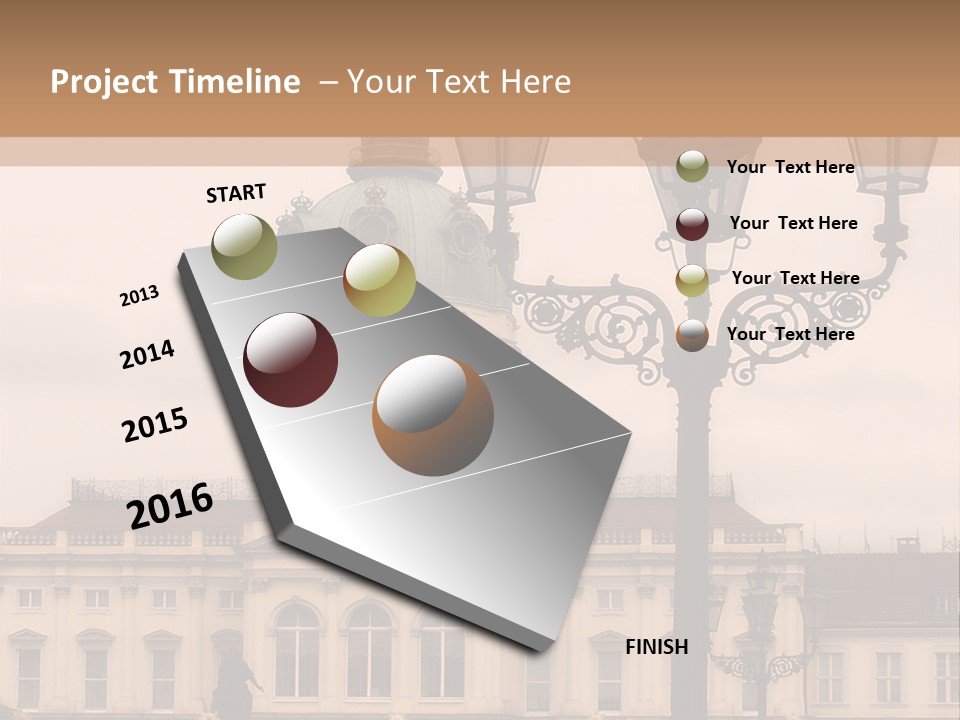 Baroque Tourist Attraction Berlin PowerPoint Template