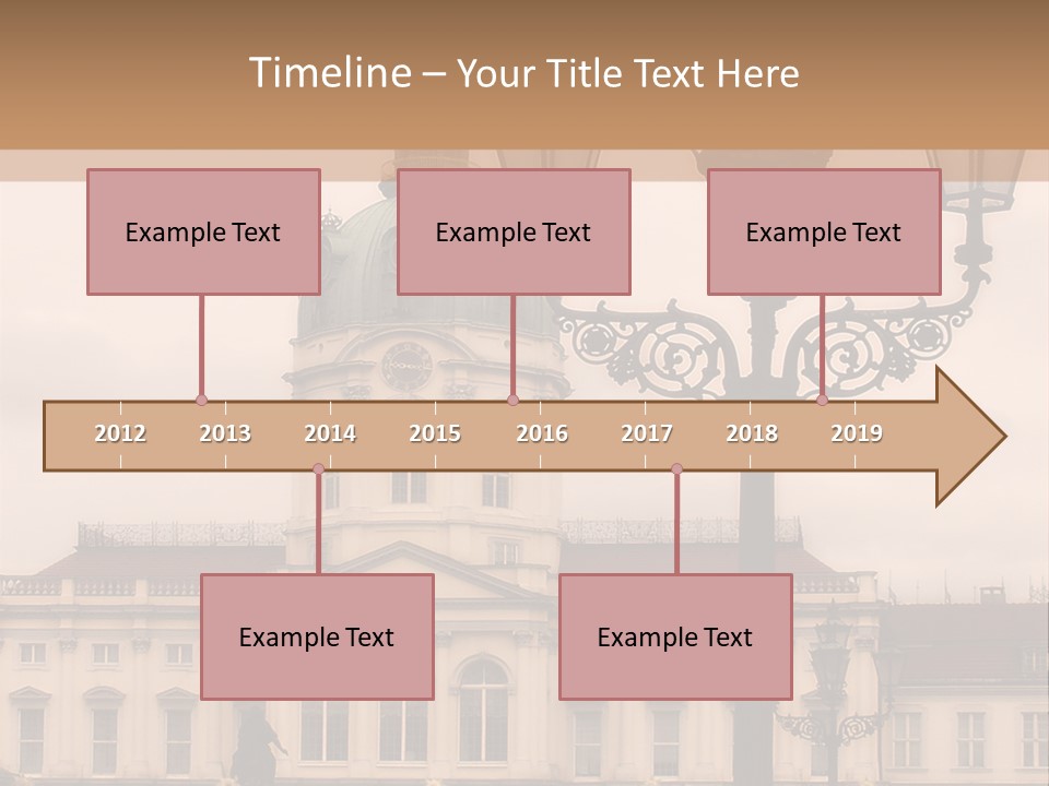 Baroque Tourist Attraction Berlin PowerPoint Template