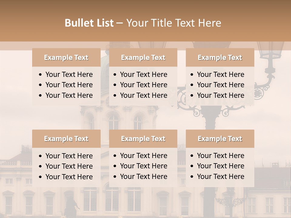 Baroque Tourist Attraction Berlin PowerPoint Template