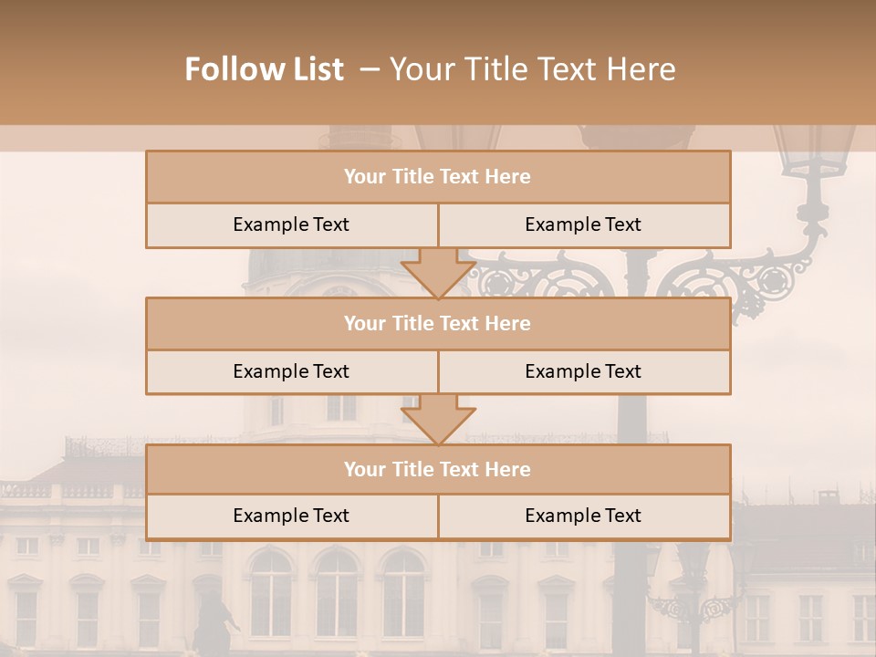 Baroque Tourist Attraction Berlin PowerPoint Template