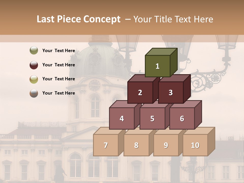 Baroque Tourist Attraction Berlin PowerPoint Template