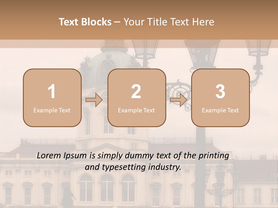 Baroque Tourist Attraction Berlin PowerPoint Template