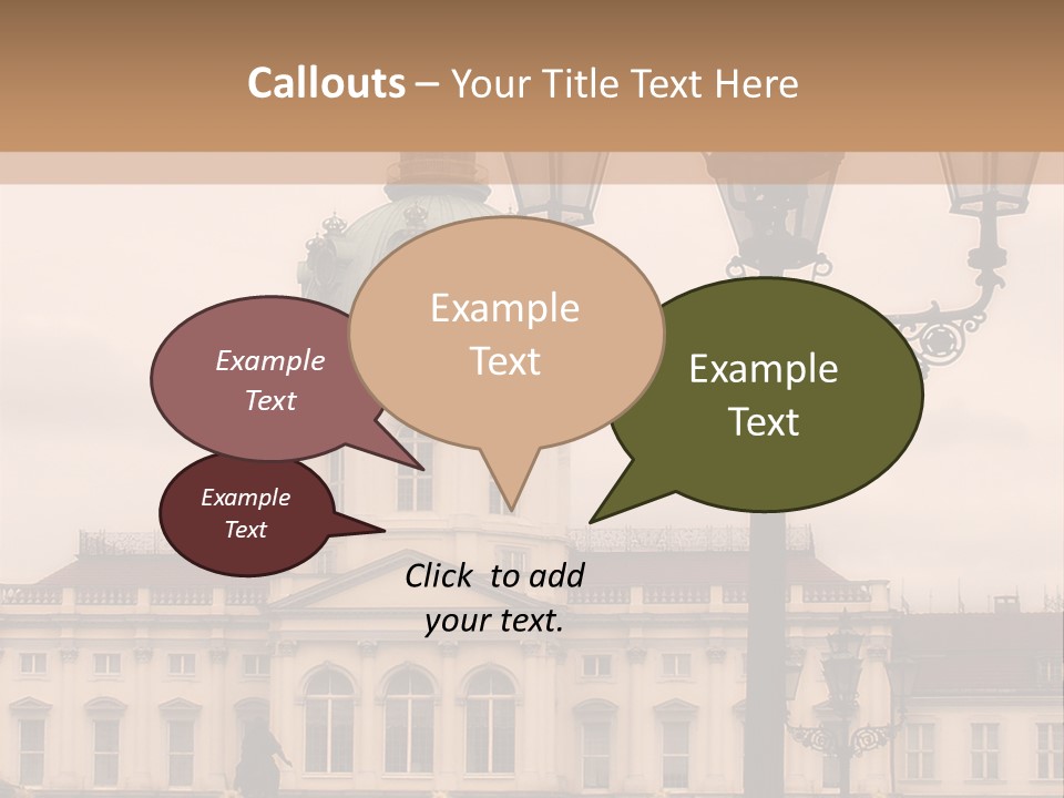 Baroque Tourist Attraction Berlin PowerPoint Template