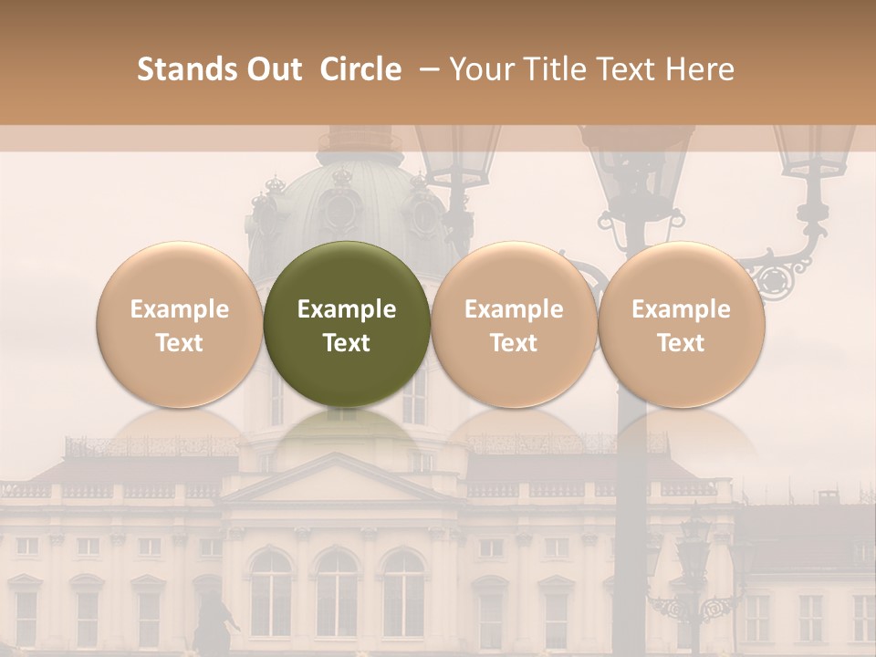 Baroque Tourist Attraction Berlin PowerPoint Template