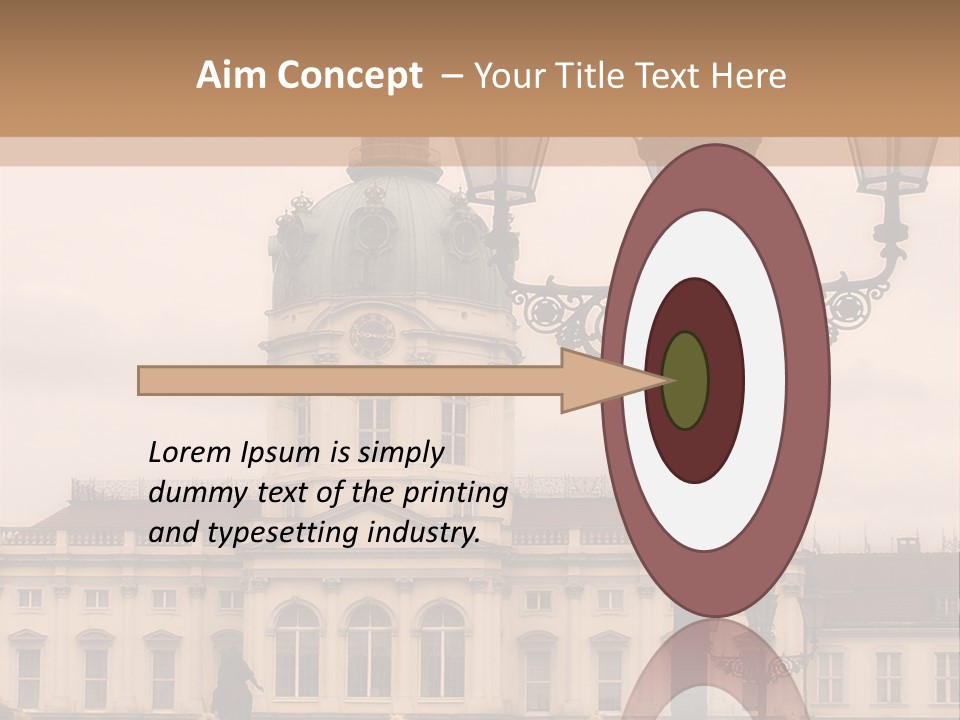 Baroque Tourist Attraction Berlin PowerPoint Template