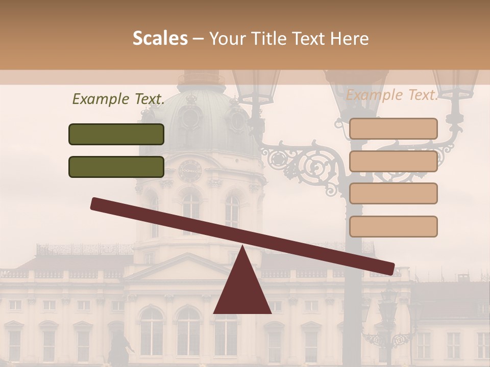 Baroque Tourist Attraction Berlin PowerPoint Template