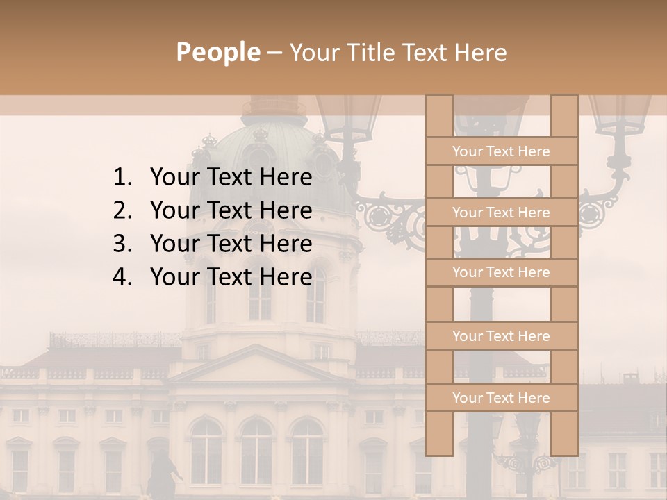 Baroque Tourist Attraction Berlin PowerPoint Template