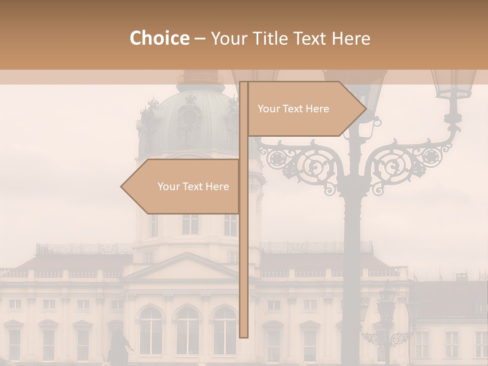 Baroque Tourist Attraction Berlin PowerPoint Template