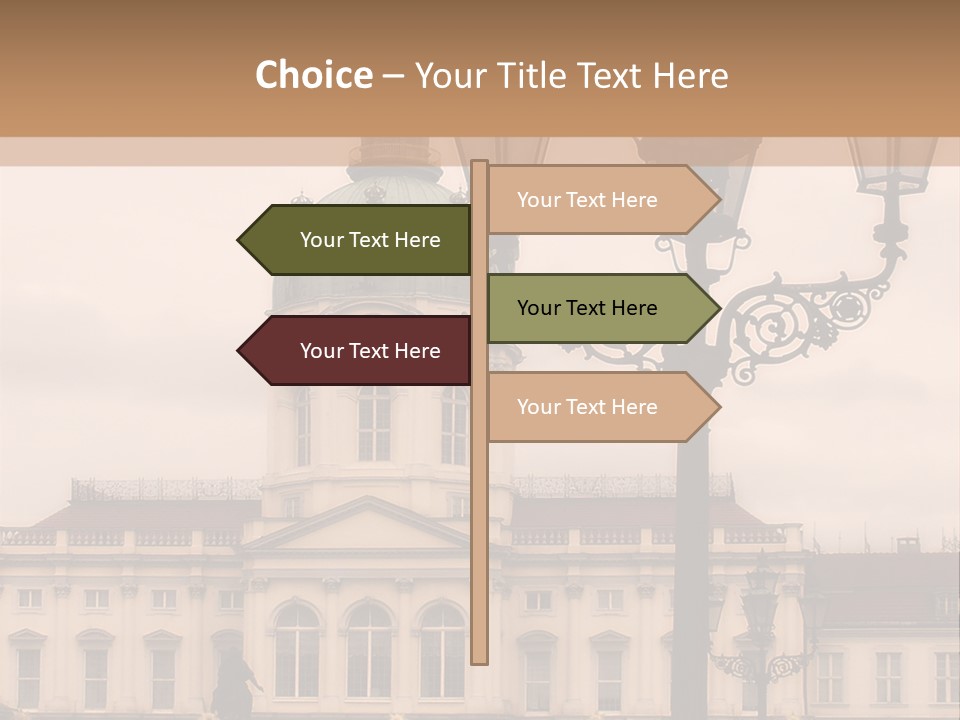 Baroque Tourist Attraction Berlin PowerPoint Template