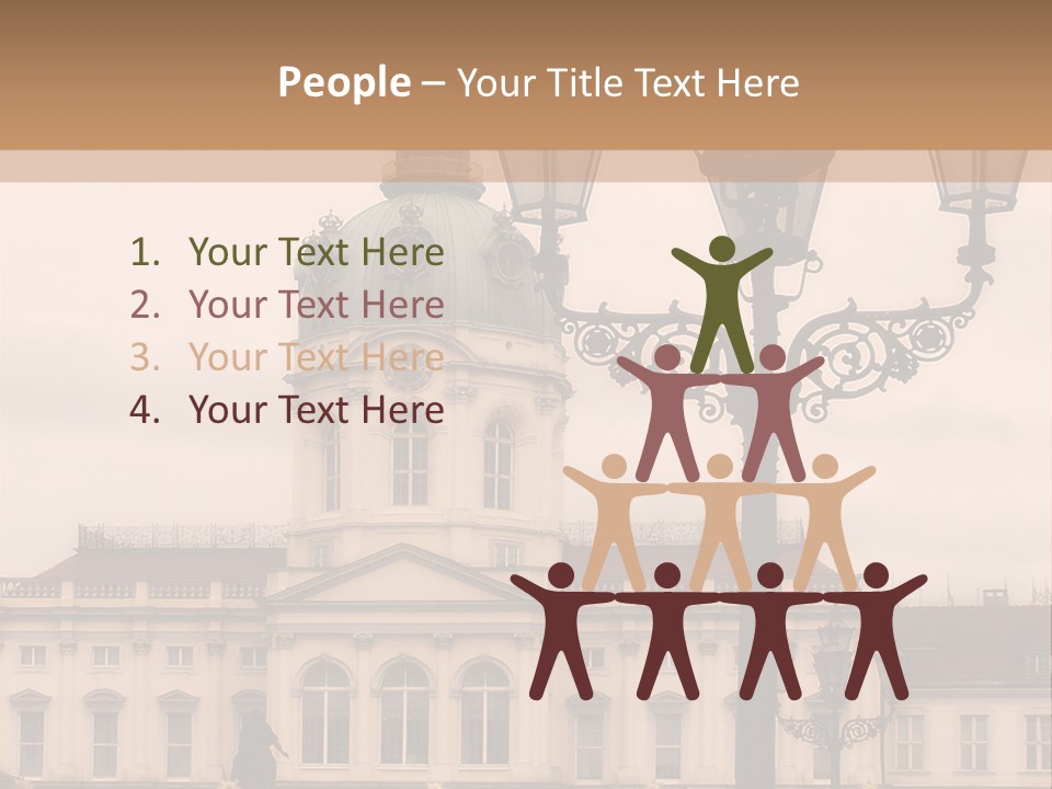 Baroque Tourist Attraction Berlin PowerPoint Template